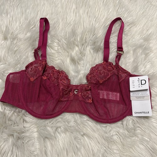 Reggiseno chantelle 38d rubino - reggiseno,