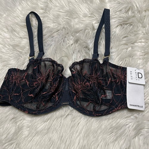 Reggiseno chantelle 34d blu - 34d,